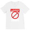 zombie  do not feed the zombies fun V-Neck Tee