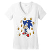 Sonic Rings Women's V-Neck T-Shirt