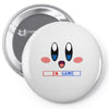 kirby gamer geek snes Pin-back button