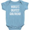 world's okayest girlfriend Baby Bodysuit