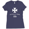 not really here tumblr gift present 1880 Ladies Fitted T-Shirt