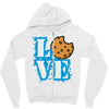 Love Cookie Monster Zipper Hoodie
