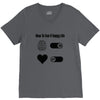 How To Live A Happy Life V-Neck Tee