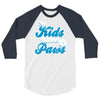 my kids have paws 3/4 Sleeve Shirt
