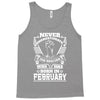 Never Underestimate Dog Rescuer Who Was Born February Tank Top