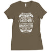 Super Cool Mother Of A Freaking Awesome Daughter Ladies Fitted T-Shirt