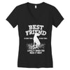 Best Friend Great Dane Women's V-Neck T-Shirt