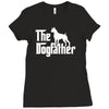 the dogfather boxer white Ladies Fitted T-Shirt