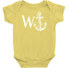 w anchor Baby Onesie
