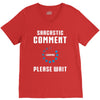 sarcastic comment loading V-Neck Tee