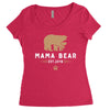mama bear Women's Triblend Scoop T-shirt
