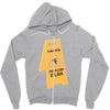 the floor is lava Zipper Hoodie