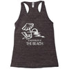i'd rather be at the beach Racerback Tank