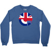 mod union jack, ideal gift, birthday present Crewneck Sweatshirt