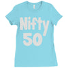 nifty 50 Ladies Fitted T-Shirt