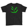scary pumpkin halloween Youth Tee