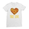 true love heart Ladies Fitted T-Shirt