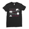 camping kinda girl Ladies Fitted T-Shirt