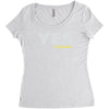 yes i know Women's Triblend Scoop T-shirt