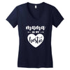 Mama is My Bestie Women's V-Neck T-Shirt