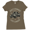 built stronger Ladies Fitted T-Shirt