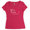 nye tyson '16 science rules Women's Triblend Scoop T-shirt