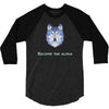 alpha wolf 3/4 Sleeve Shirt