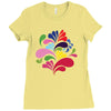 colorful art Ladies Fitted T-Shirt