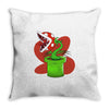 piranha plant Throw Pillow