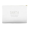 santa doesn't believe in you either Accessory Pouches