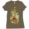 snack pack Ladies Fitted T-Shirt