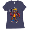 rockin out with gary wolfman Ladies Fitted T-Shirt
