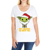 may cristmas be with you yoda Ladies Curvy T-Shirt