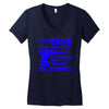 wenn papa es nicht kann Women's V-Neck T-Shirt