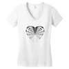 love black Women's V-Neck T-Shirt