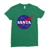 santa nasa Ladies Fitted T-Shirt