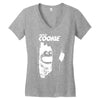 here's johnny cookie Women's V-Neck T-Shirt