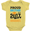 Class of 2017 Proud Brother Graduation Baby Onesie