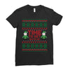 time to get elffed up Ladies Fitted T-Shirt