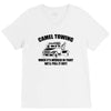 camel towing mens t shirt tee funny tshirt tow service toe college hum V-Neck Tee