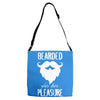 bearded for her pleasure Adjustable Strap Totes