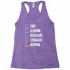 Lgbt Checklist Racerback Tank