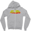 climbing rocks wall climb indoor outdoor Zipper Hoodie