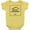Mount Cleverest Baby Onesie