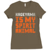 Kageyama is my Spirit Animal Ladies Fitted T-Shirt