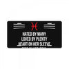 Pisces Woman License Plate