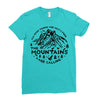 the mountains Ladies Fitted T-Shirt