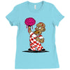 zombified big boy Ladies Fitted T-Shirt