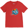 rainbow soccer V-Neck Tee