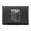 April Girl Facts Aries Accessory Pouches
